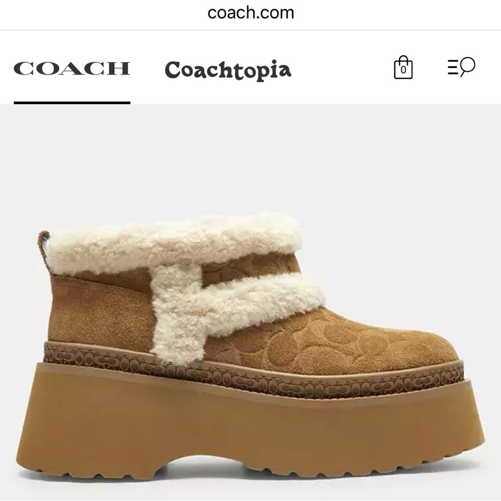 Winter Coach boots, too big for me, unable to return item.
